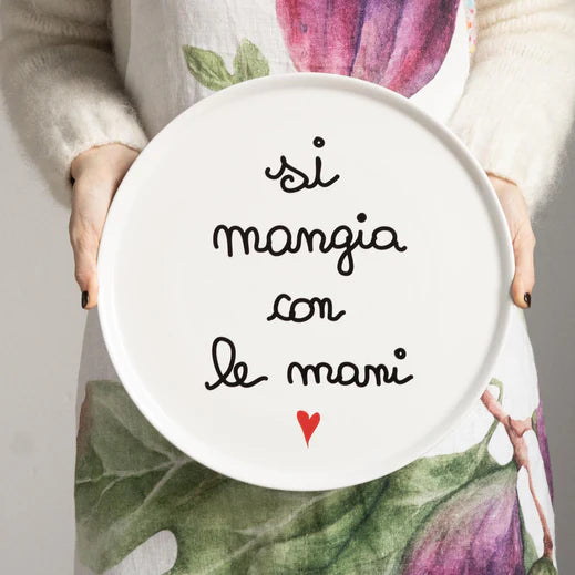 Simple day - Piatto pizza Si Mangia Con Le Mani 31,5 cm