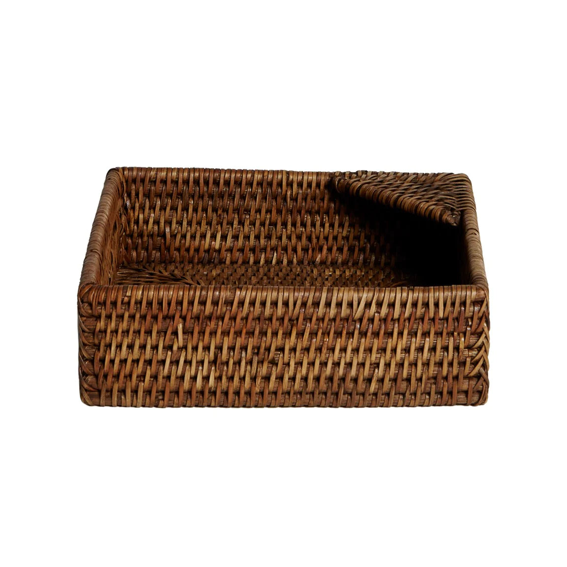 Simple day - Porta Tovaglioli Village in rattan naturale 20x20x5 cm