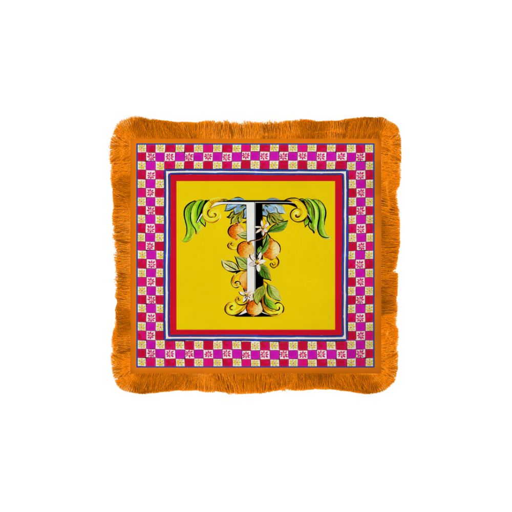 Baci Milano - Tovaglietta Americana linea Ortigia alfabeto 45x45cm