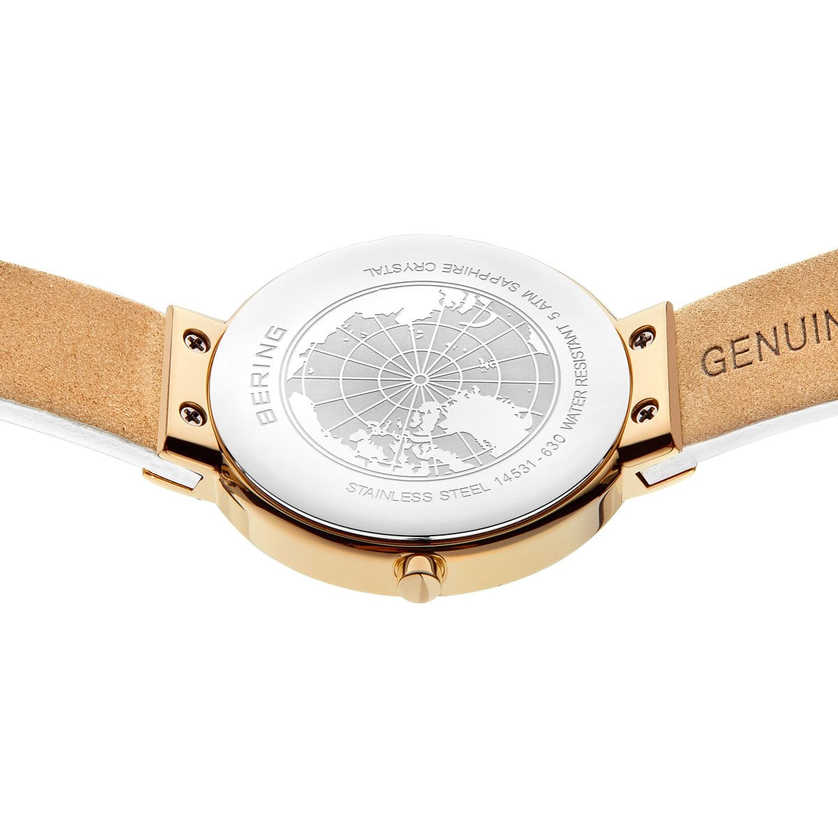 Bering Classic Bianco Oro Orologio 14531-630