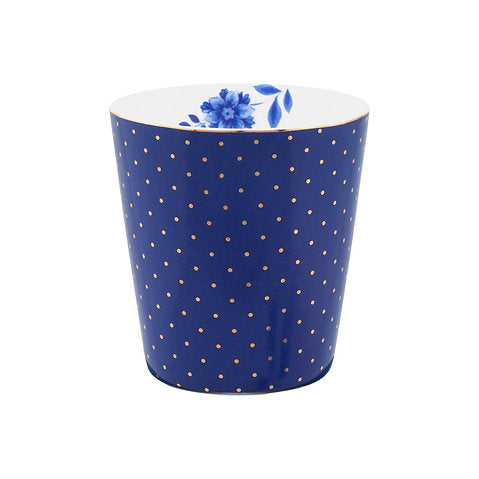 Pip Studio - tazza senza manico Dots e Mini Piatto Blu in porcellana - Mugs & Match 230 ml