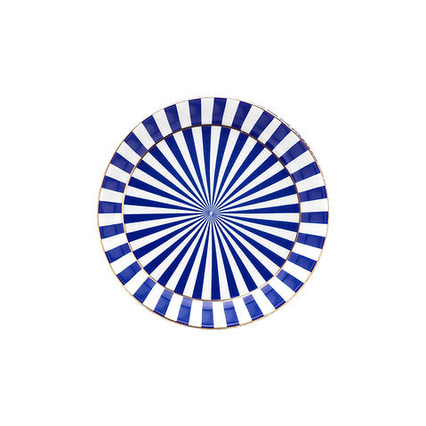 Pip Studio - tazza senza Manico a Fiore e Mini Piattino Blu in porcellana - Mugs & Match 230 ml