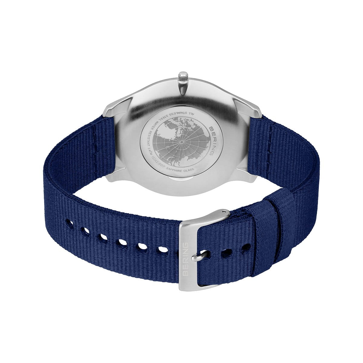 Bering Ultra Slim Ocean Blu Opaco Orologio 18342-507