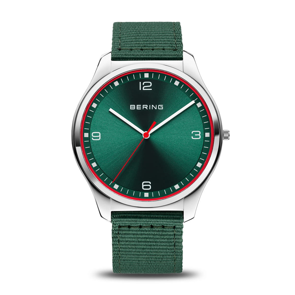 Bering Ultra Slim Verde Orologio 18342-508