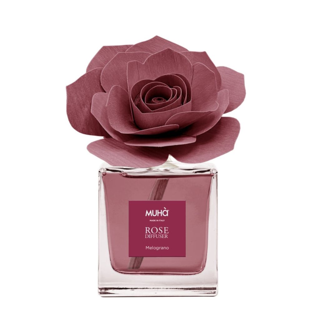 Muhà - profumatore d'ambiente rosa diffuser - melograno 100ml