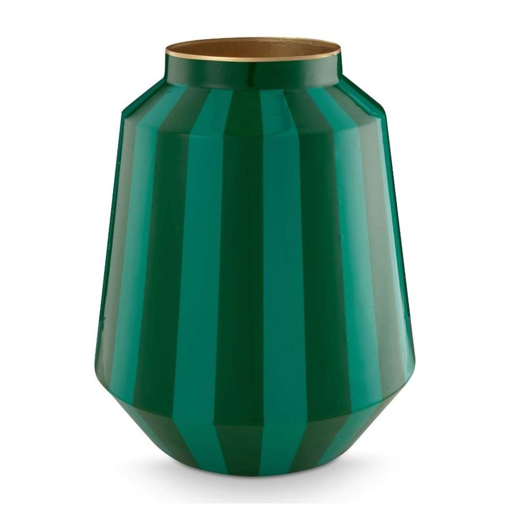 Pip Studio - vaso verde in metallo 29 cm