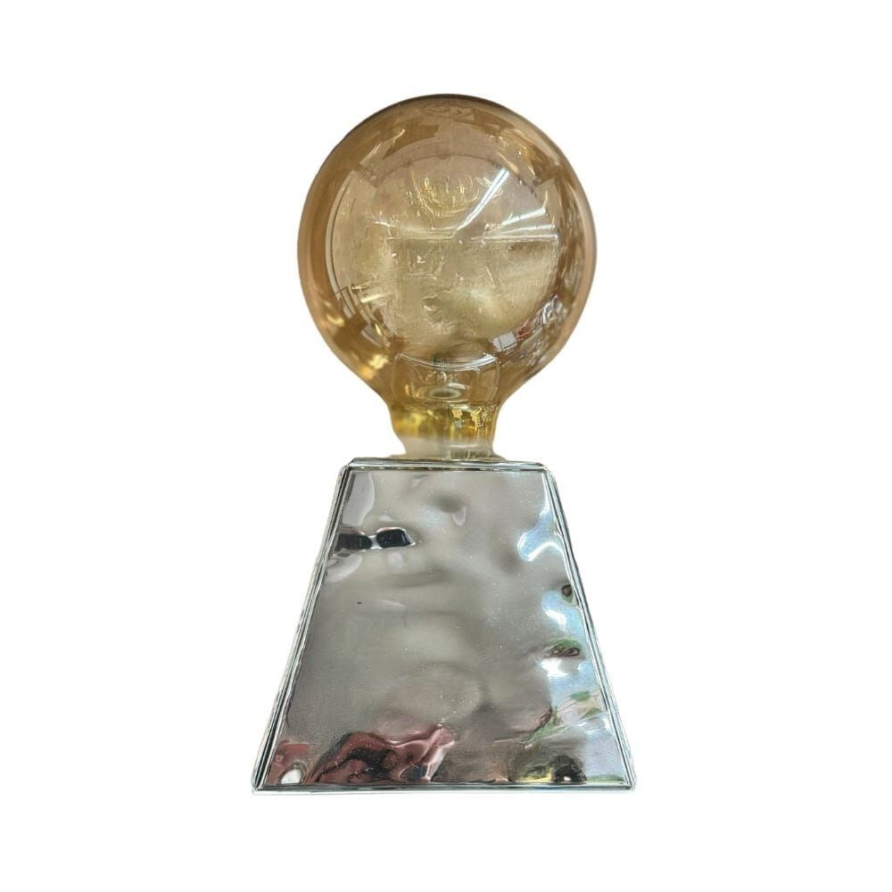 Sequenze - Lampada da Tavolo argento 10x10 cm