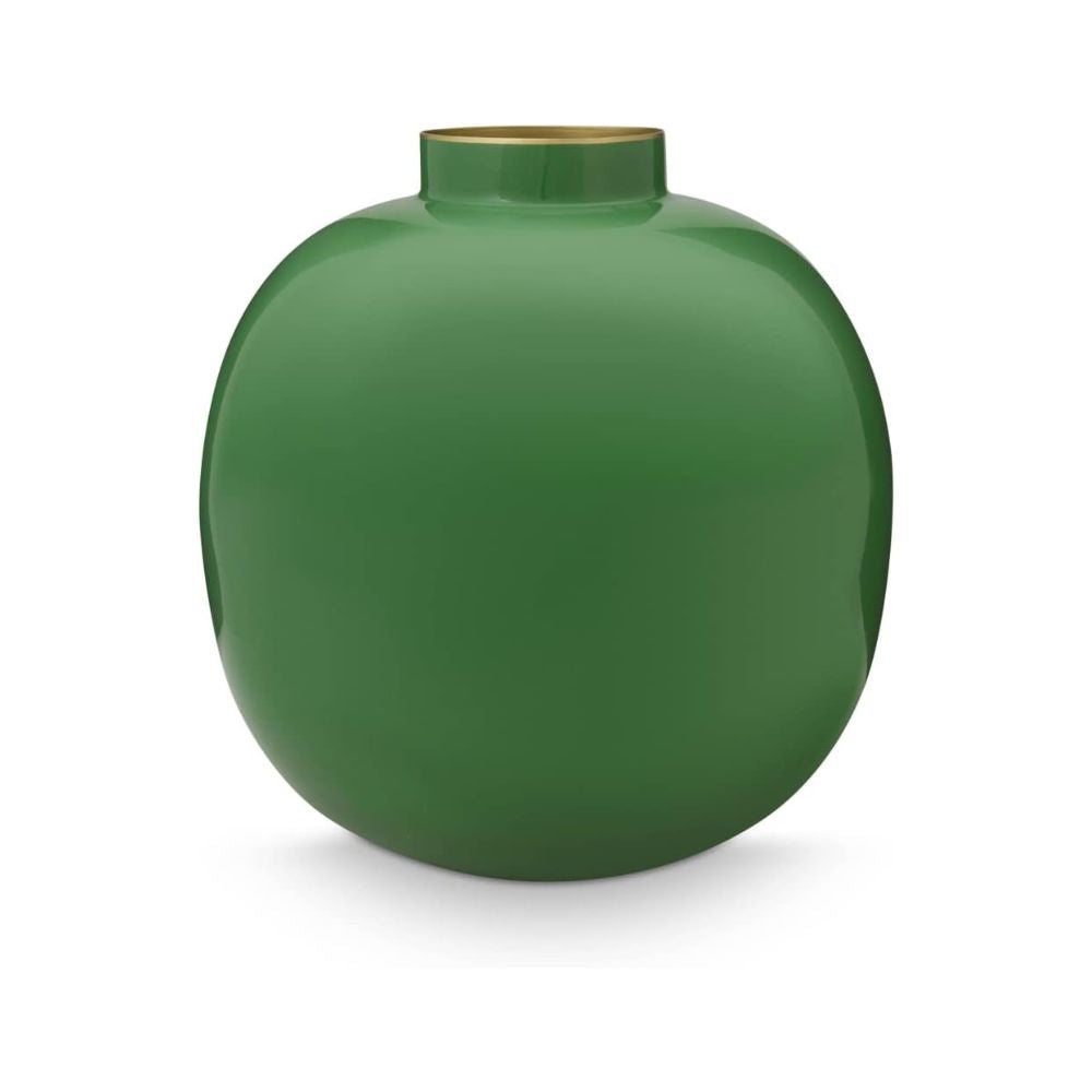 Pip Studio - vaso verde in metallo 23 cm