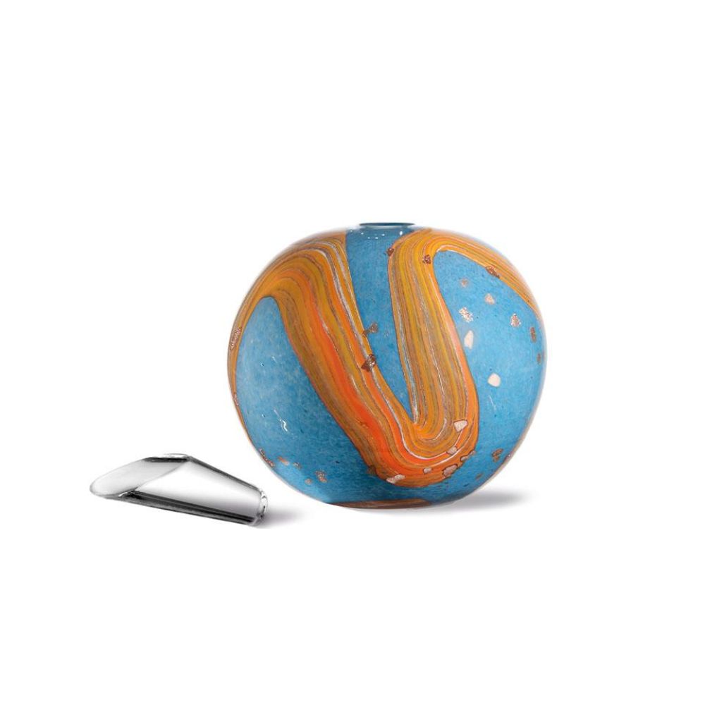 L'oca nera - vaso profumatore venere in vetro Ø17.5cm x 15cm