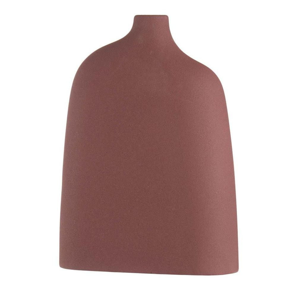 L'oca nera - vaso alto prugna in ceramica 25cm x 9cm x 34cmh