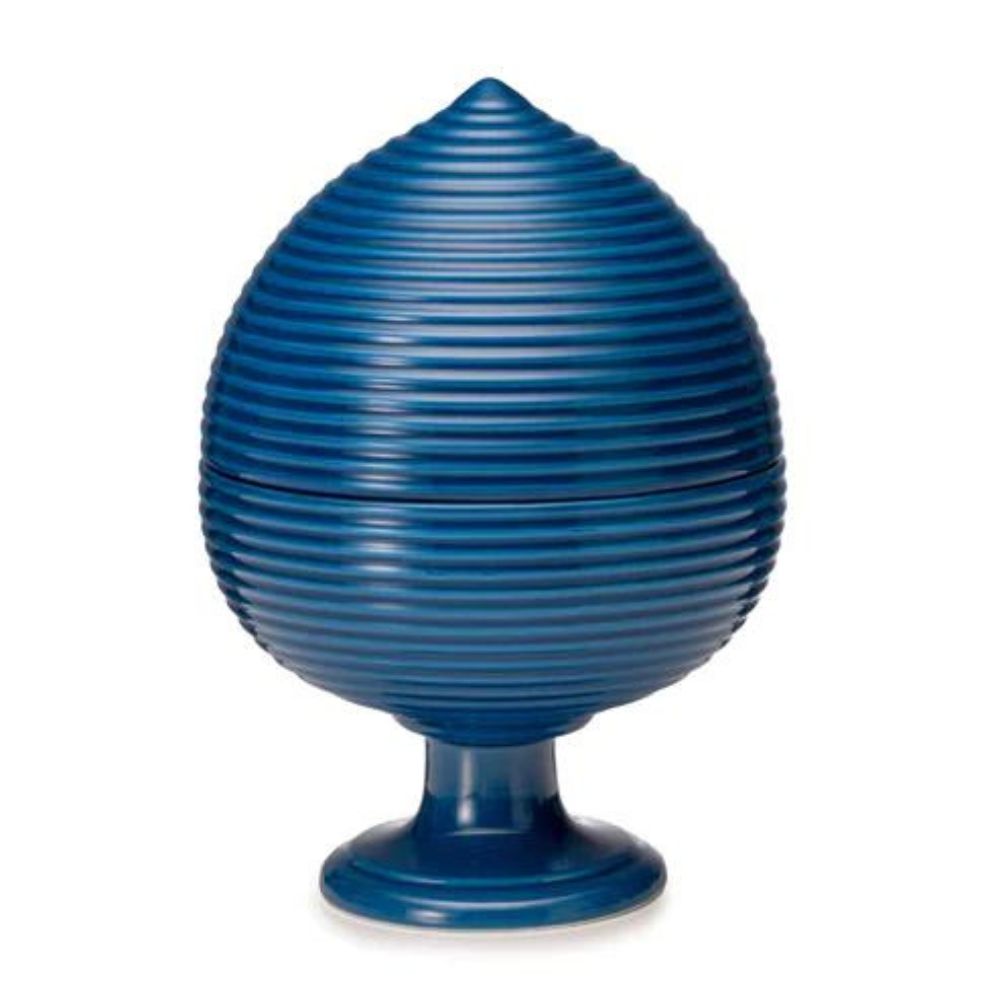 Palais Royal - Scatola Pumo in Ceramica Blu 15.5cm