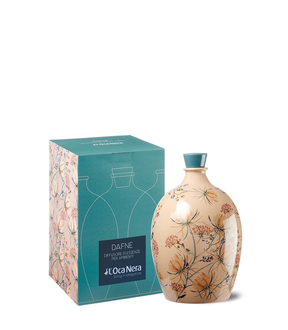 L'oca nera - profumatore ambiente dafne in ceramica con bastoncini profumazione esclusa 2.9 litri 16x26,5 cm