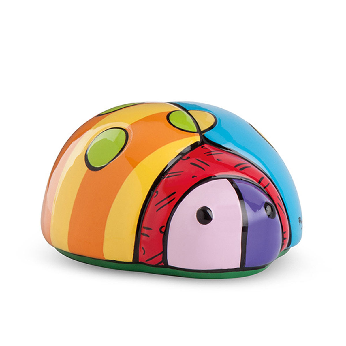 Egan - Statuina Coccinella in ceramica by Britto 8x11cm
