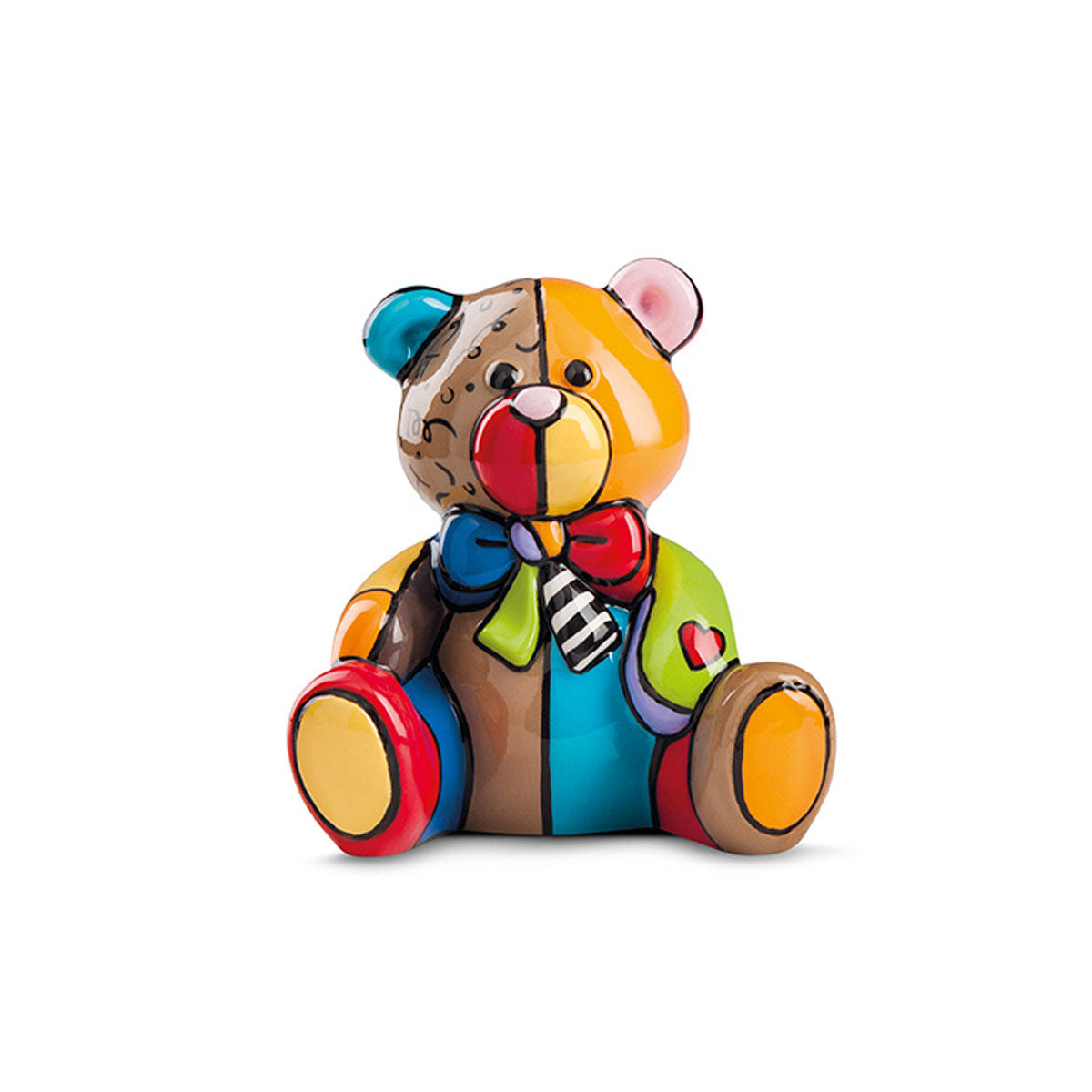 Egan - Statuina Orso by Britto in Ceramica 7x8cm