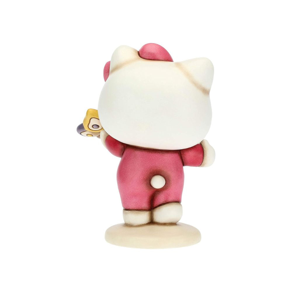 Thun - hello kitty con farfalla in ceramica 20cm - Senza Scatolo