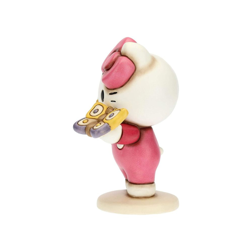 Thun - hello kitty con farfalla in ceramica 20cm - Senza Scatolo