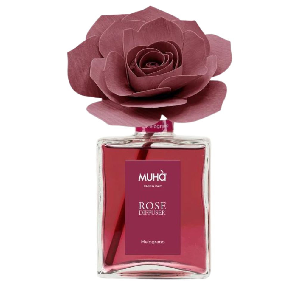 Muhà - profumatore d'ambiente rosa diffuser - melograno 200ml