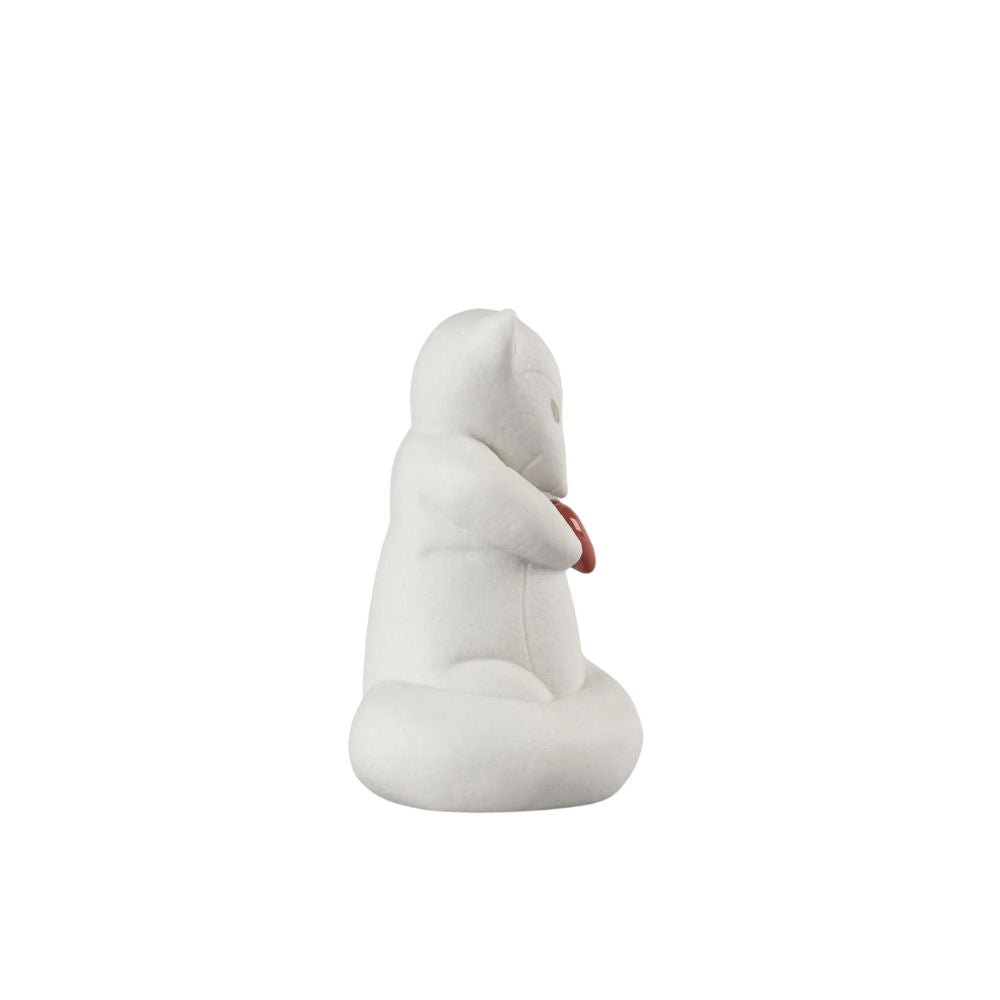 Lladrò - scultura Sunny volpe leale bianco 12cm