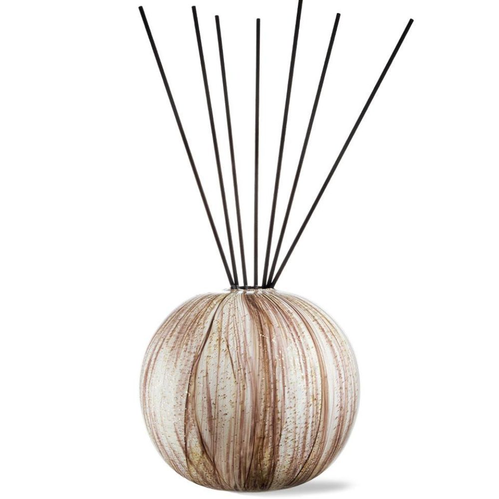 L'oca nera - vaso profumatore marte in vetro Ø17.5cm x 15cm