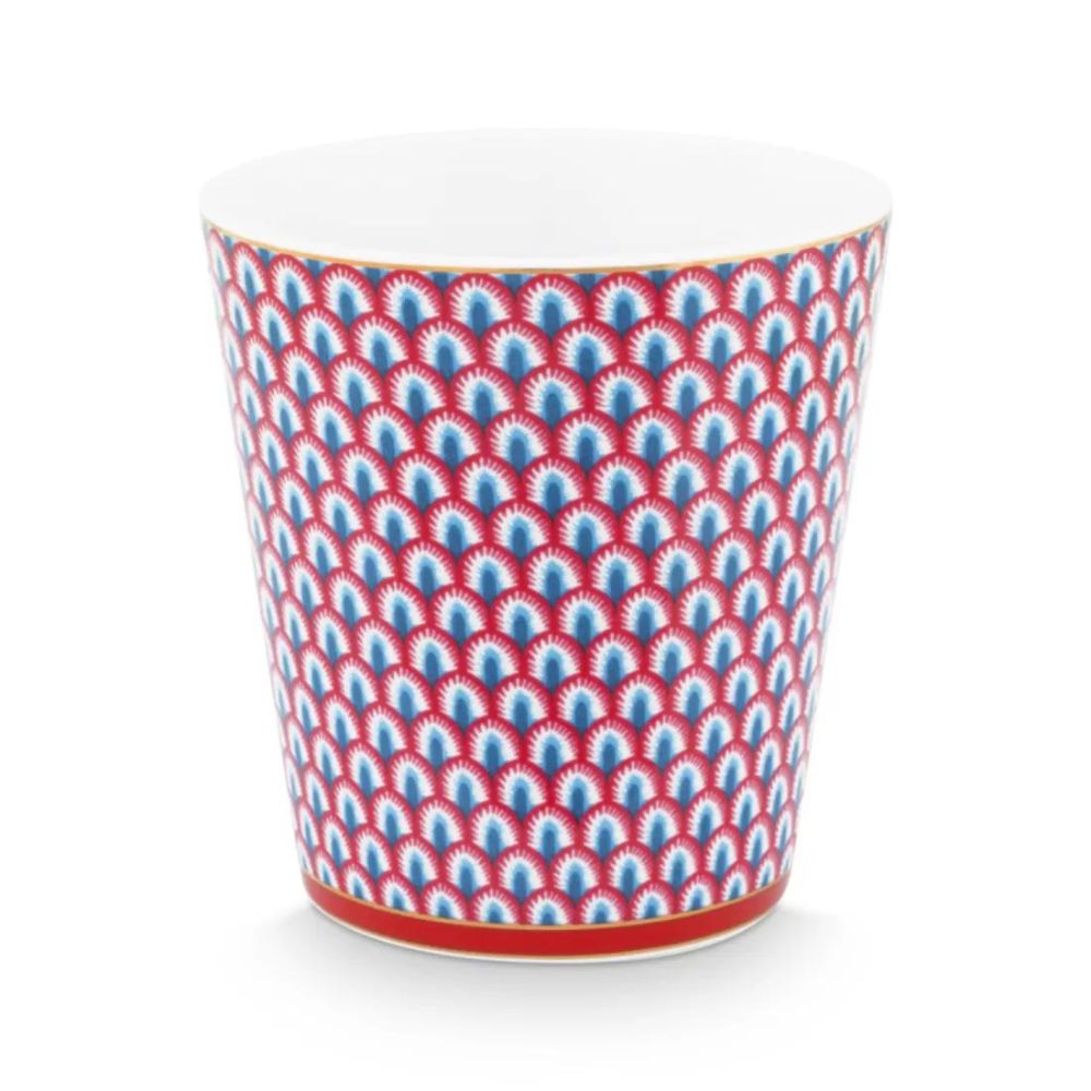 Pip Studio - Oriental Flower Festival Giftset 4 Tazze senza manico Blu 230 ml