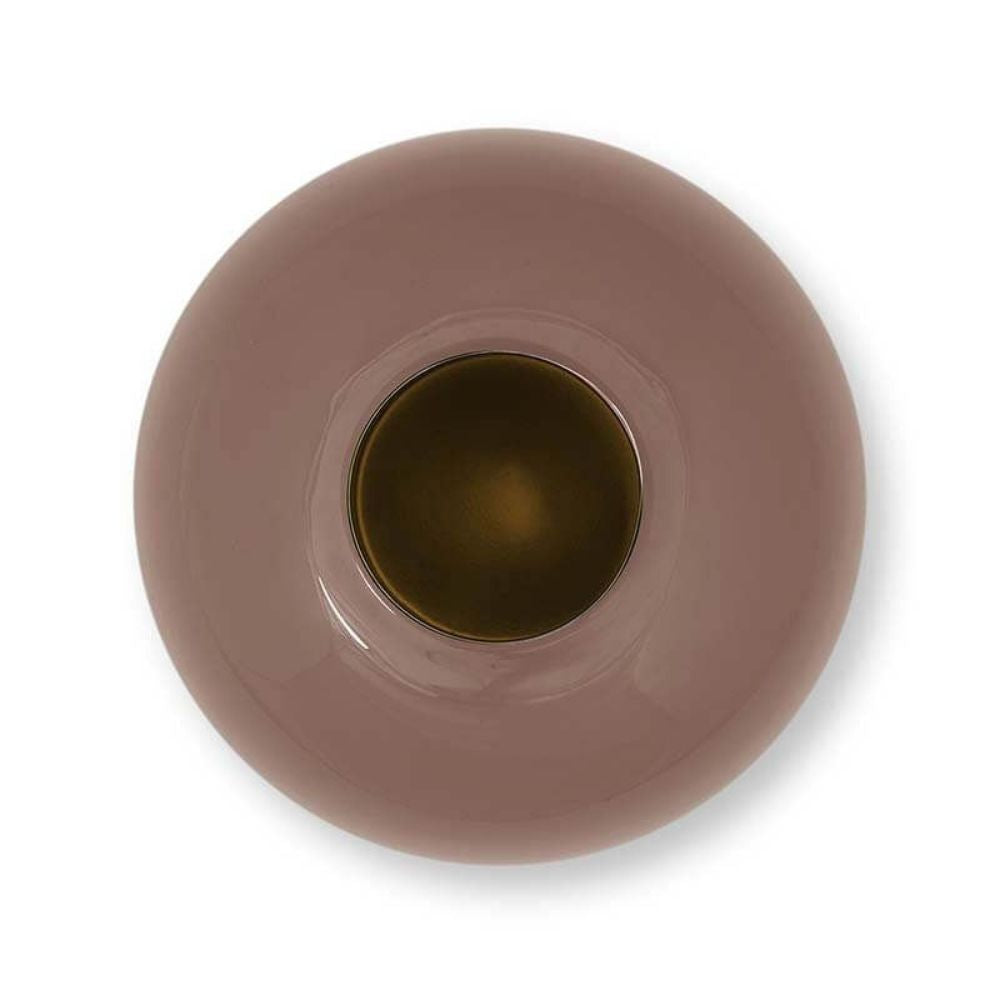 Pip Studio - vaso marrone in metallo 23 cm