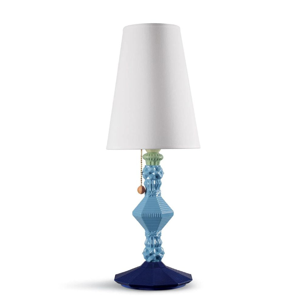 Lladrò - lampada da tavolo belle de nuit ricaricabile in porcellana 57cm