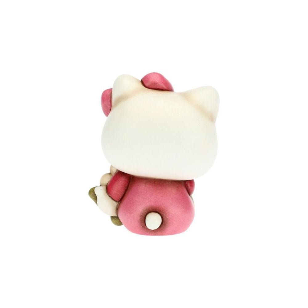 Thun - hello kitty con fiore in ceramica 10cm - Senza Scatolo