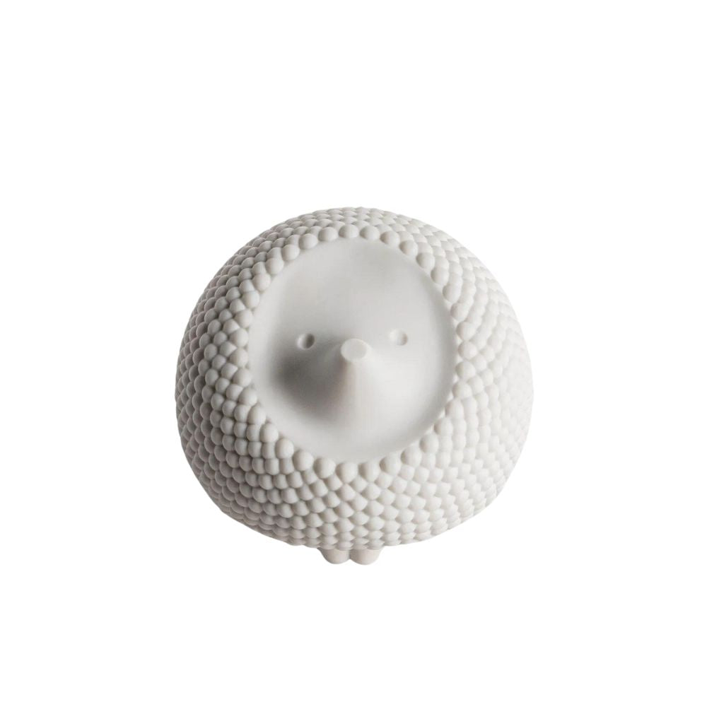 Lladrò - lampada da tavolo riccio ricaricabile 13cm