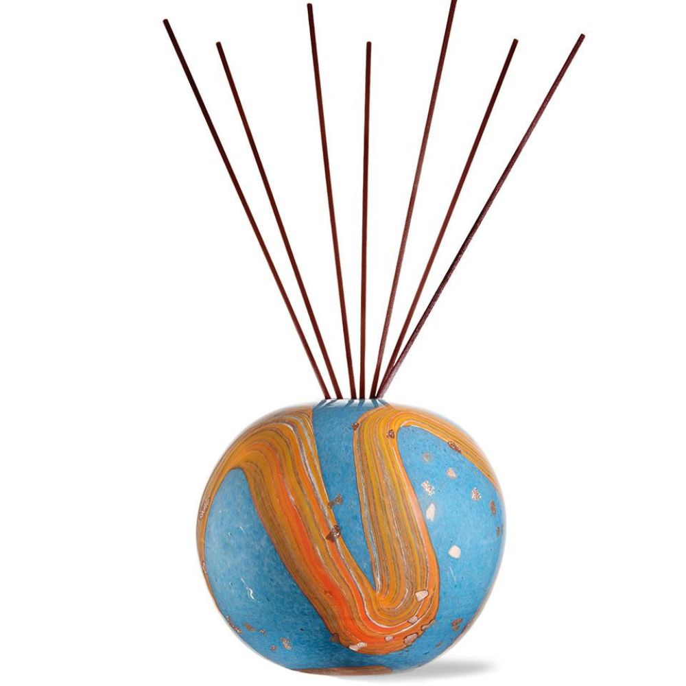 L'oca nera - vaso profumatore venere in vetro Ø17.5cm x 15cm