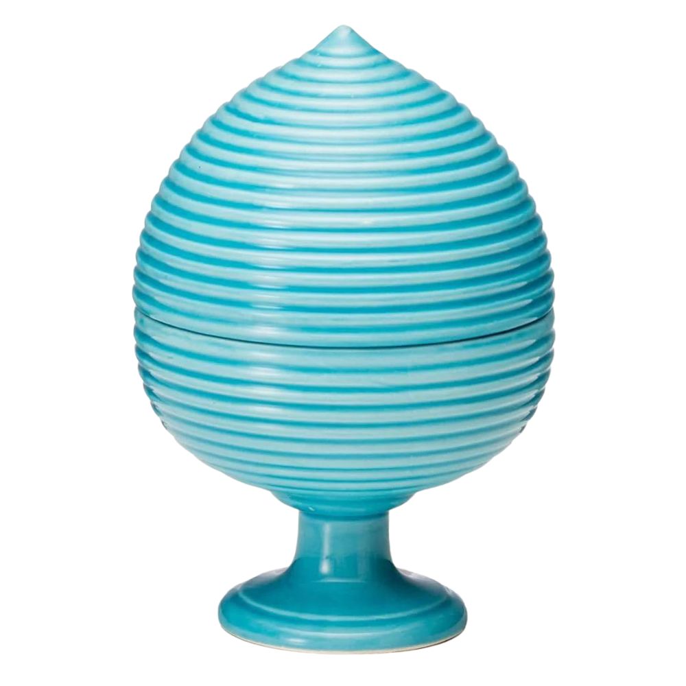 Palais Royal - Scatola Pumo in Ceramica Azzurro 15.5cm