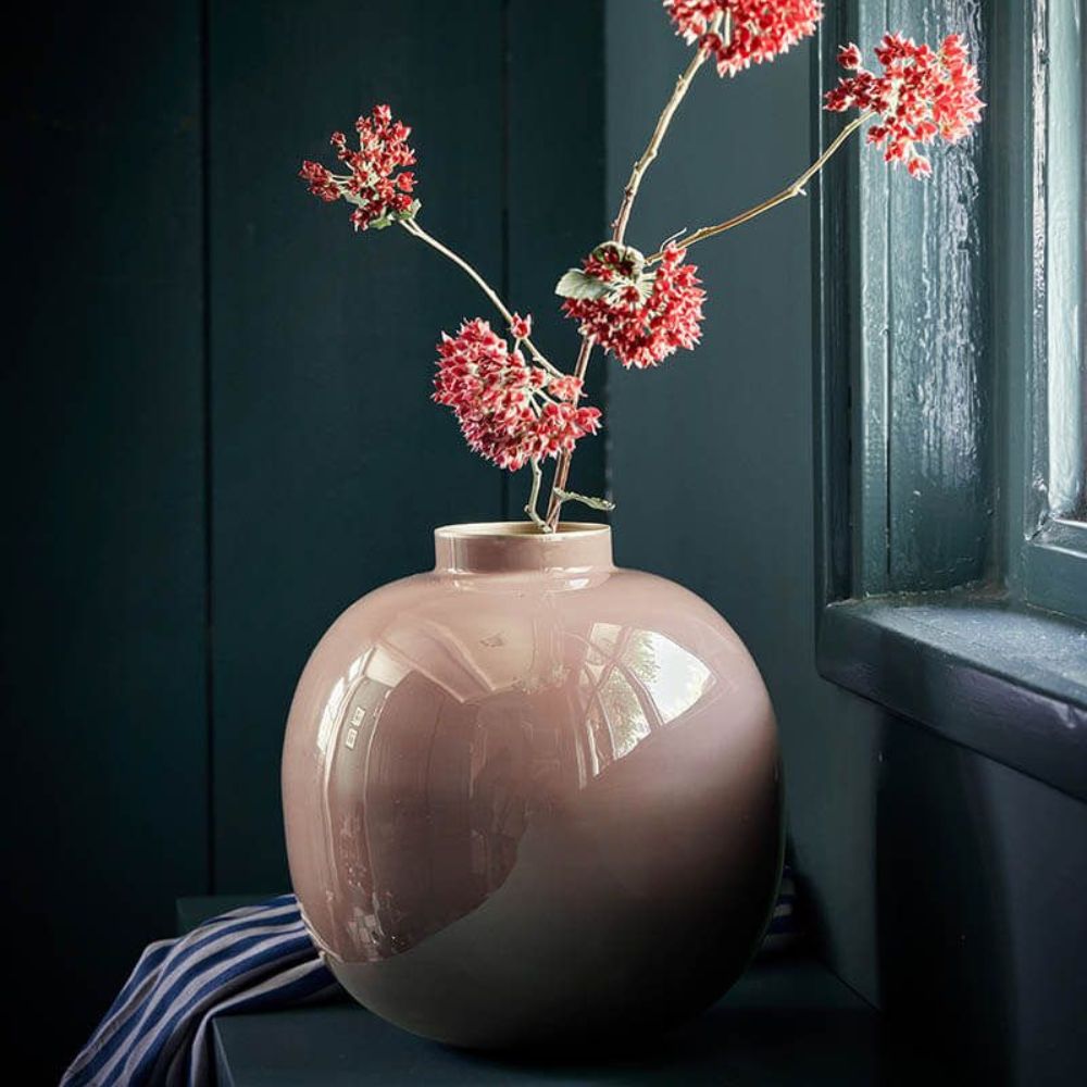 Pip Studio - vaso marrone in metallo 23 cm