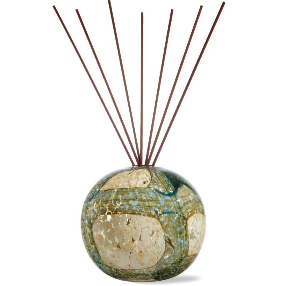 L'oca nera - vaso profumatore in vetro Ø17.5cm x 15cm