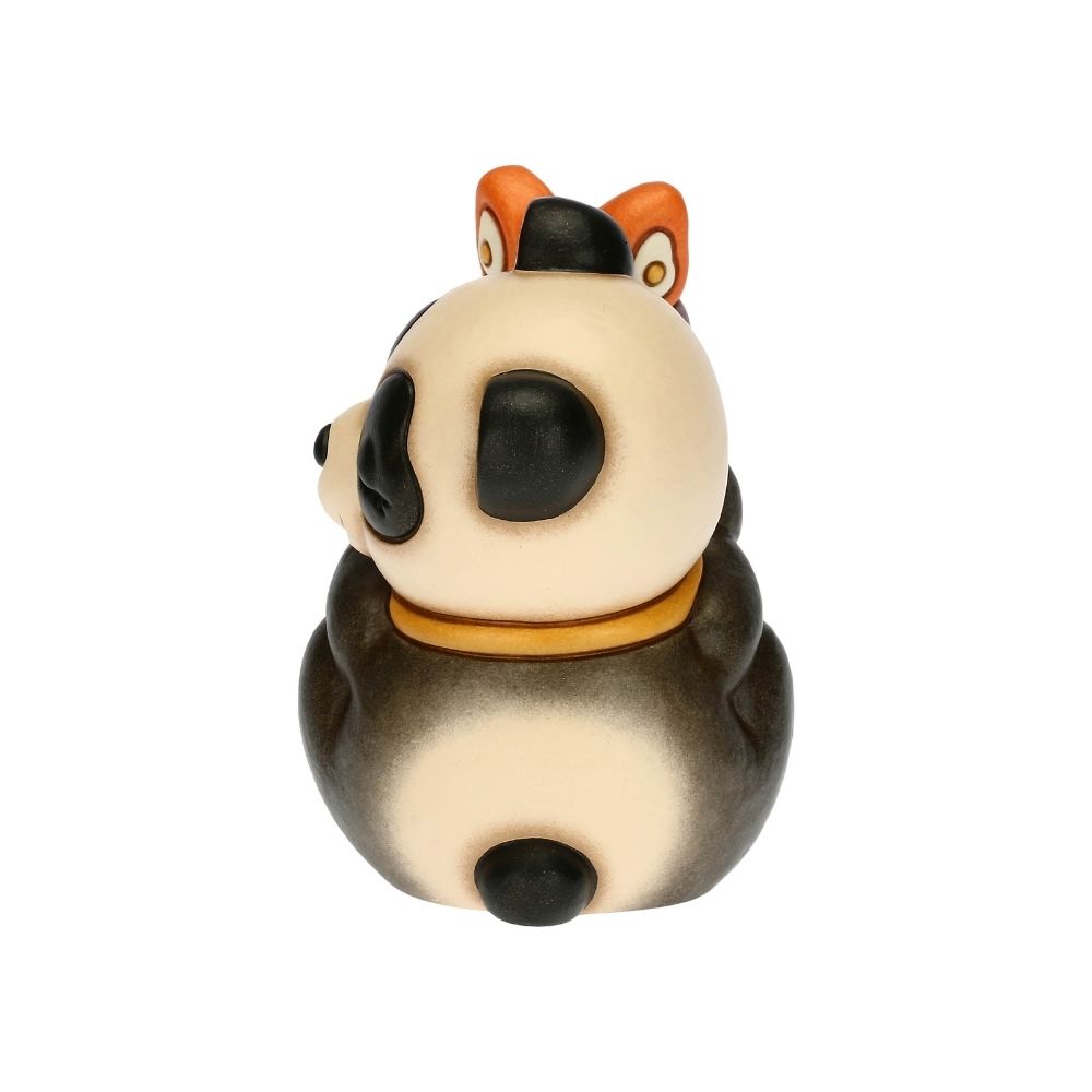 Thun - panda lei con farfalla in ceramica 9cm - Senza Scatolo