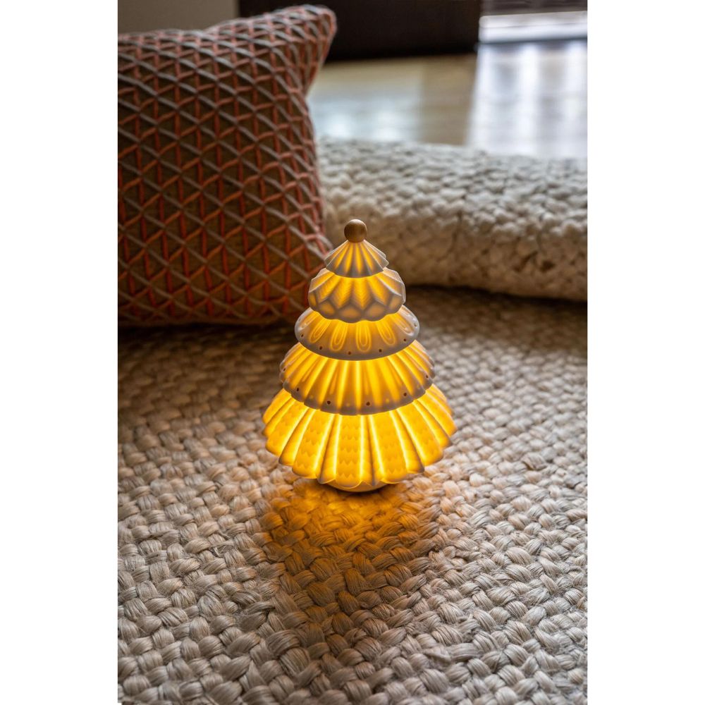 Lladrò - lampada albero di natale ricaricabile 24cm