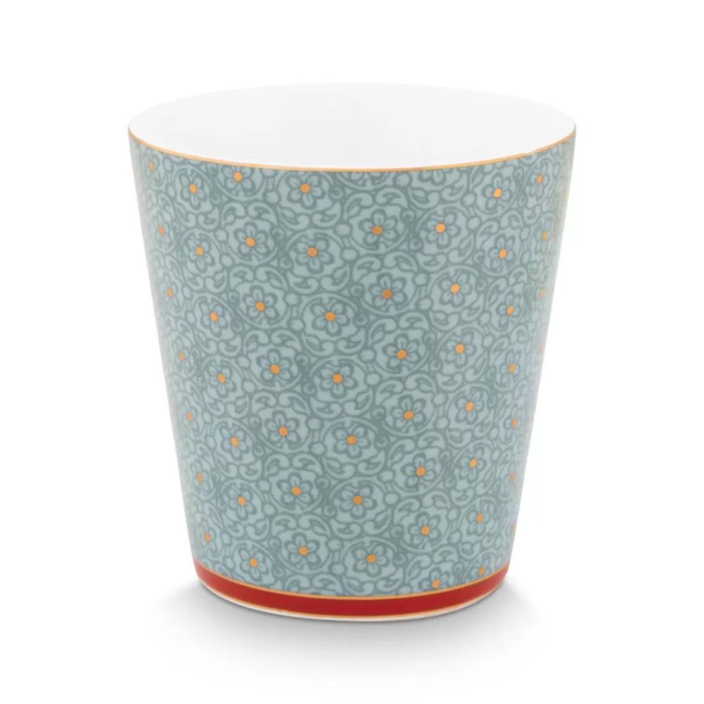 Pip Studio - Oriental Flower Festival Giftset 4 Tazze senza manico Blu 230 ml