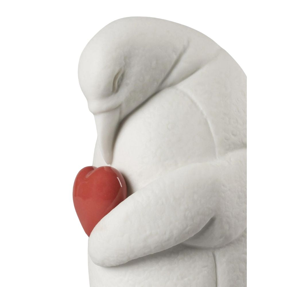 Lladrò - scultura Colby Pinguino protettore bianco 11cm