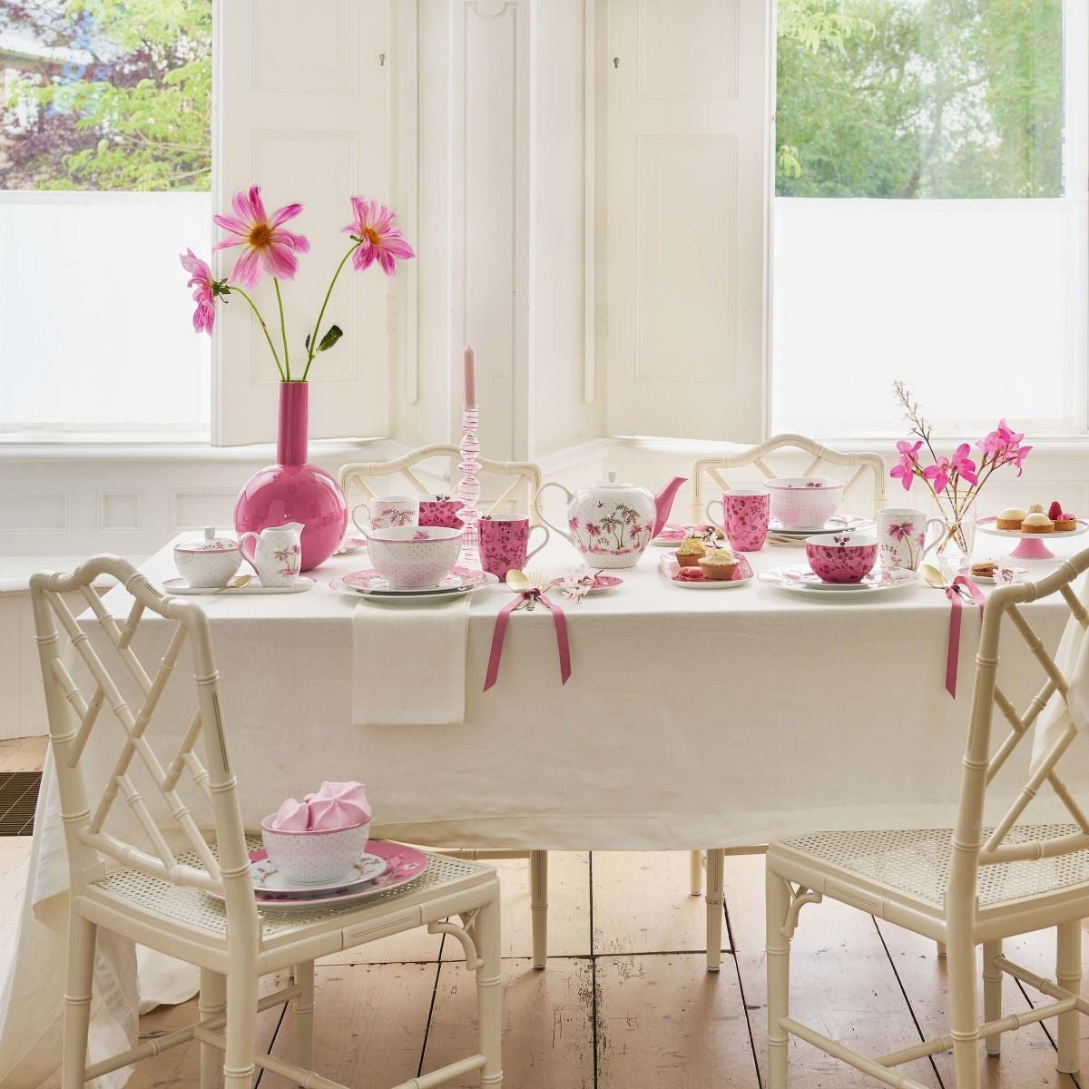 Pip Studio - vaso in metallo medio rosa 33cm