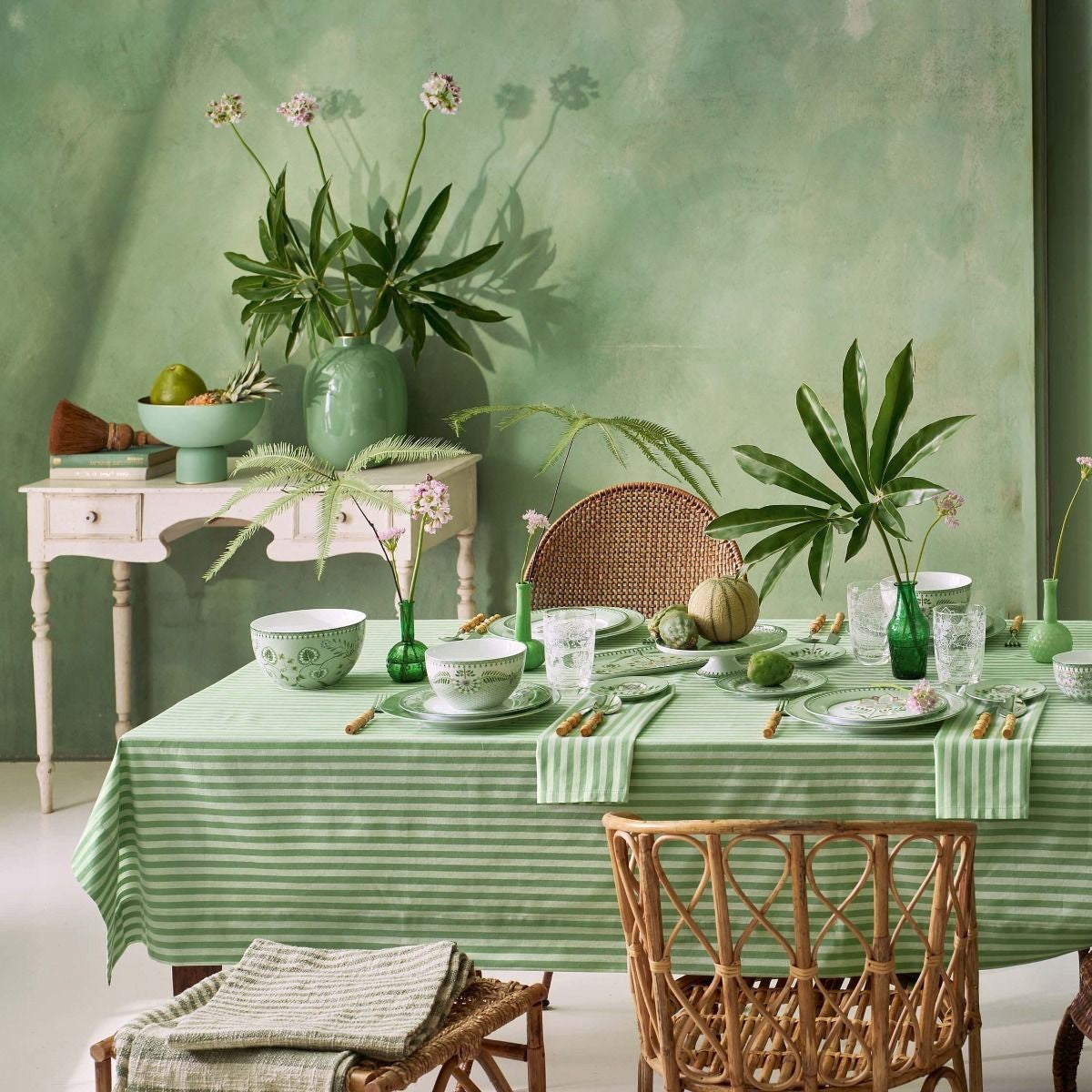 Pip Studio - Vassoio per torta rettangolare Lily&Lotus verde chiaro 33cm