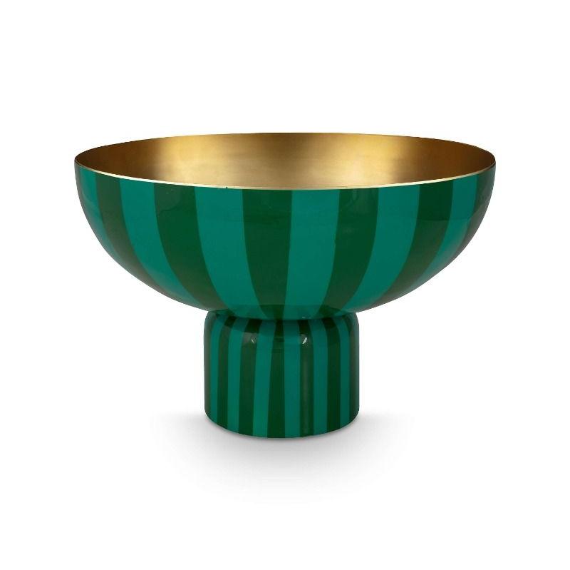 Pip Studio - vaso alto in metallo verde 30cm