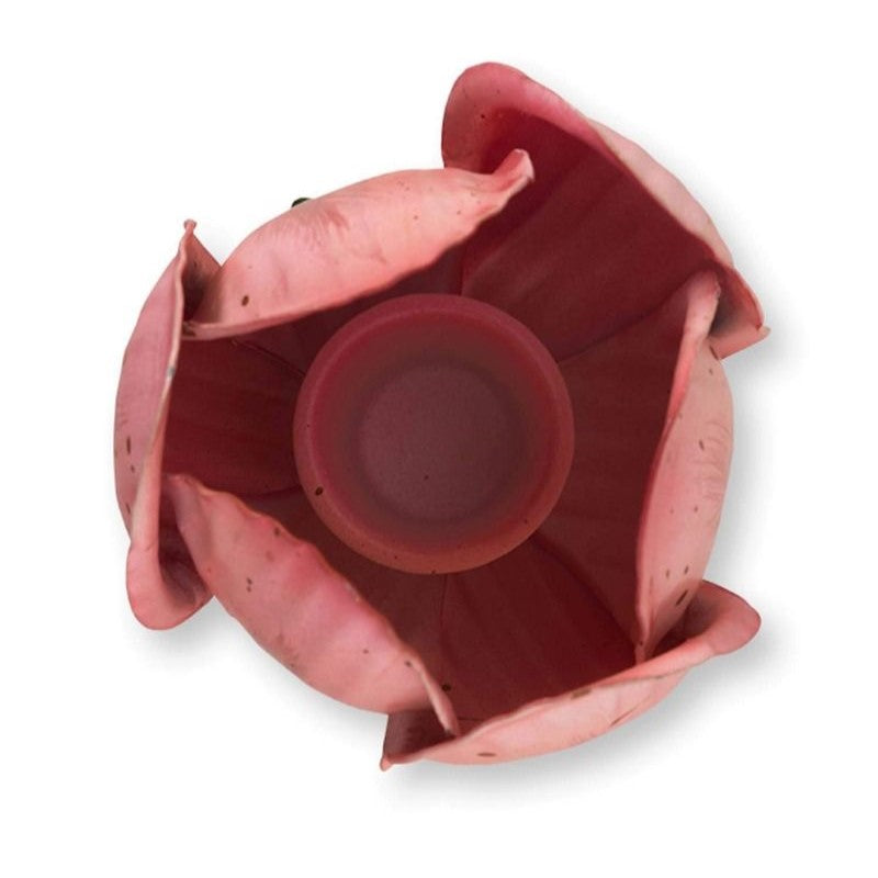 Pip Studio - Set 2 portacandela in metallo fantasia tulipano rosa