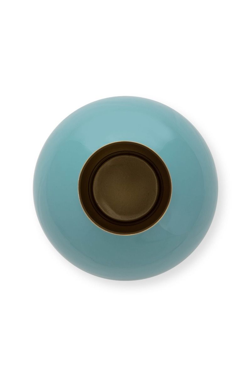 Pip Studio - vaso in metallo verde acqua 18 x 24 cm