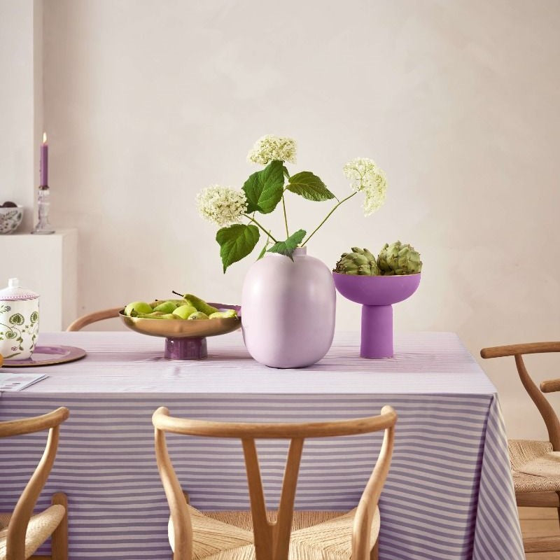 Pip Studio - Vassoio alto in metallo lilla opaco 23cm