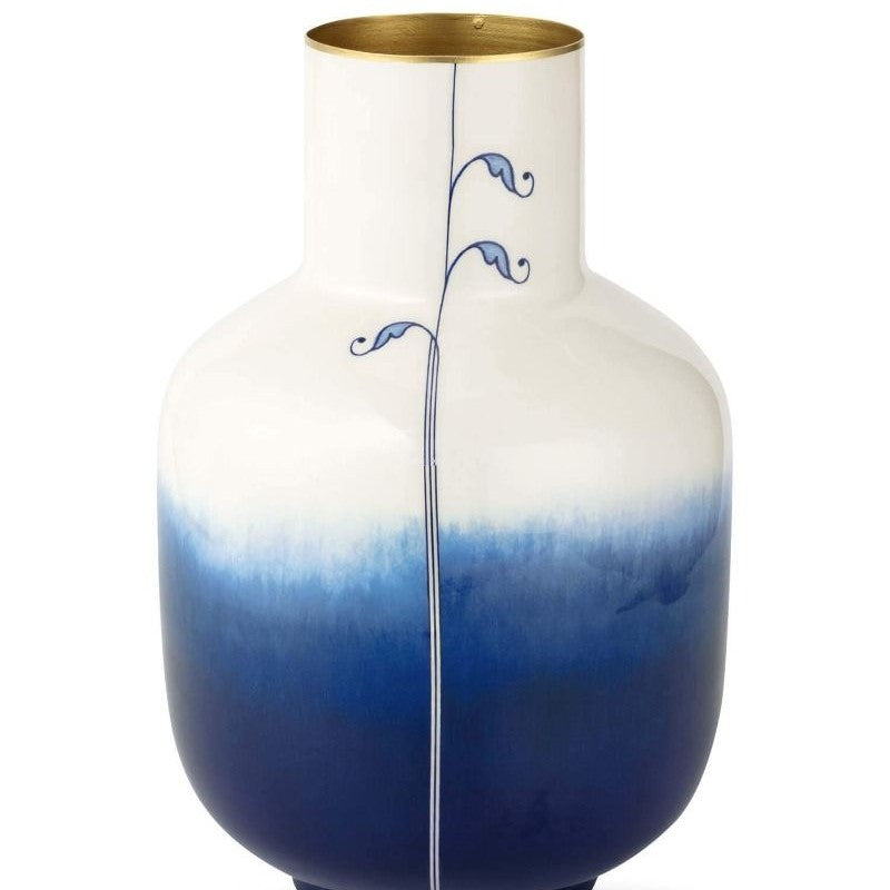 Pip Studio - Vaso in metallo Pip & The Blue Bird Dip Dye Blue 30 cm