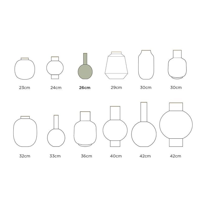 Pip Studio - Vaso in metallo blu scuro 26cm