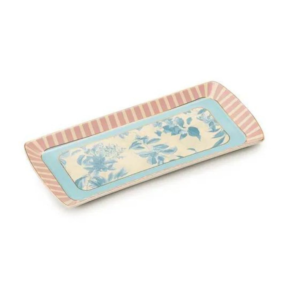 Palais Royal - Vassoio Piccolo in Porcellana Portofino 11x25cm