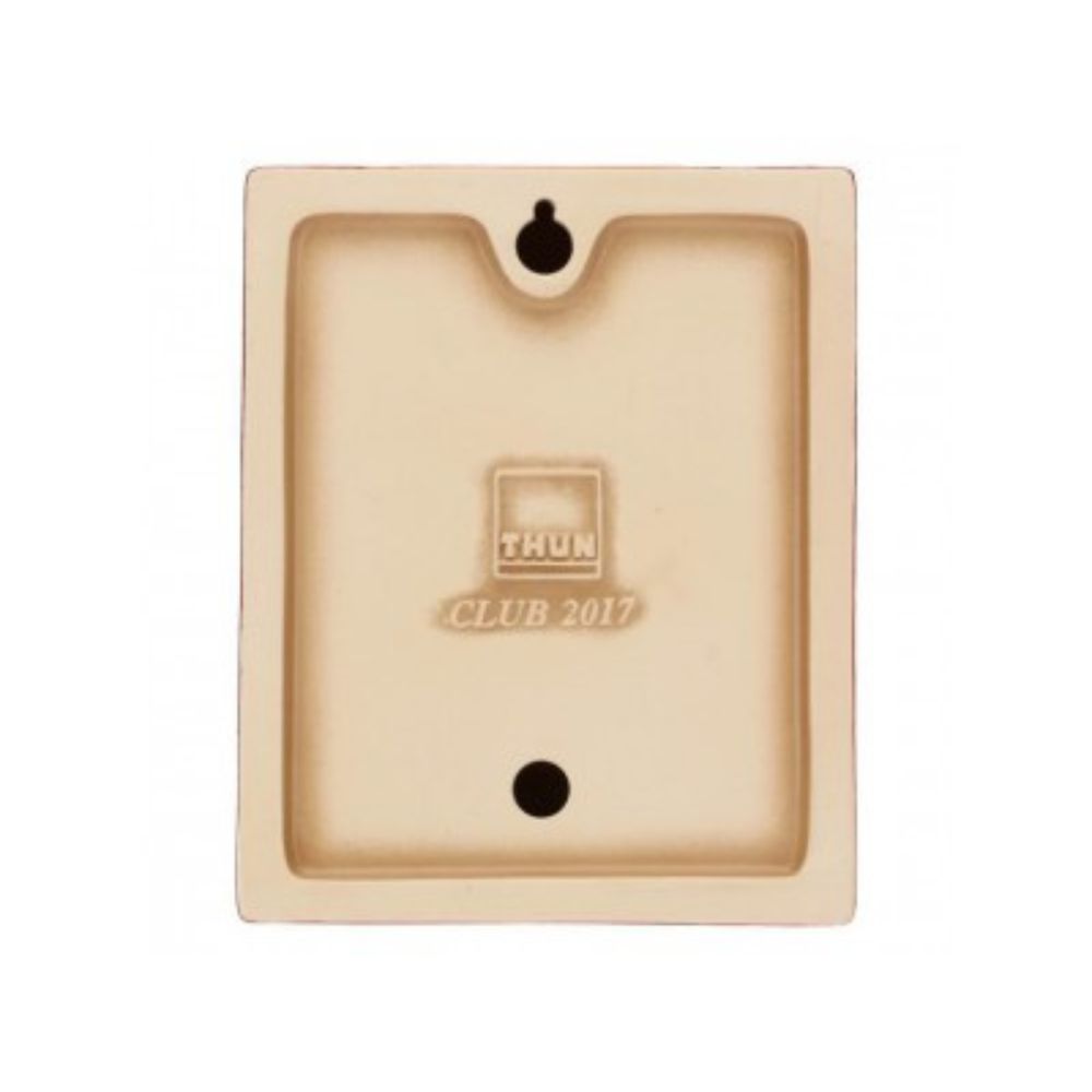 Thun - quadro formella benvenuto oro 2017 18cm - Senza Scatolo