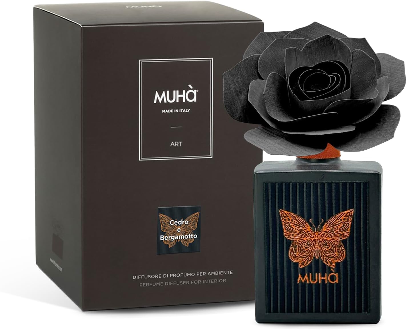 Muhà - profumatore d'ambiente Art Diffuser - cedro e bergamotto 200 ml