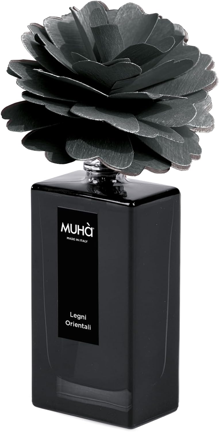 Muhà - profumatore d'ambiente peonia diffuser - legno di cedro e sandalo 100ml