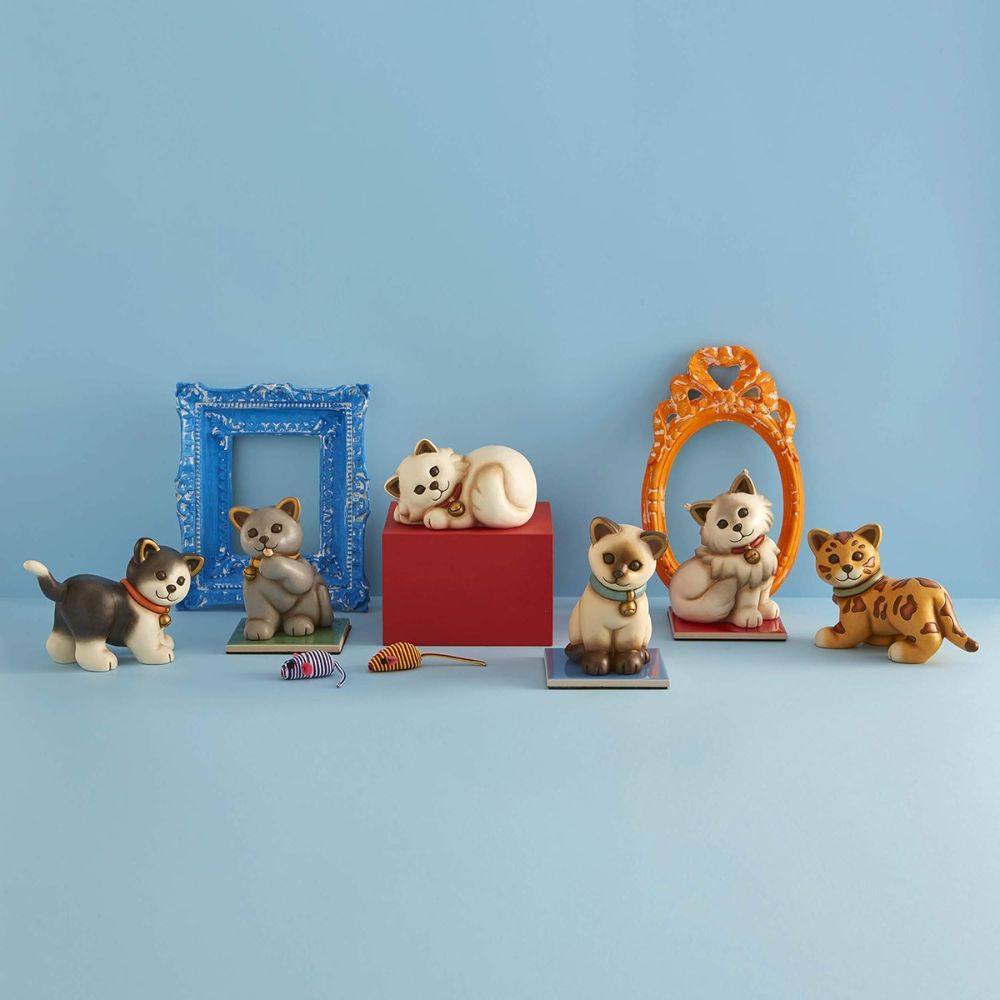 Thun - gatto bengala in ceramica 11cm - Senza Scatolo