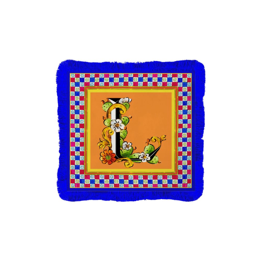 Baci Milano - Tovaglietta Americana linea Ortigia alfabeto 45x45cm